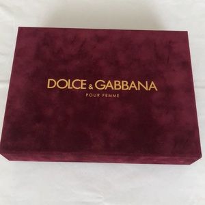 Dolce&Gabbana perfume box.